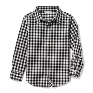 Boys Janie and Jack Gingham Button Down Shirt